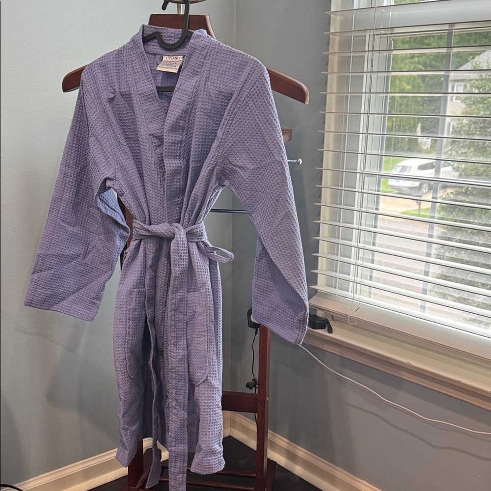 Blue Waffle Bathrobe by